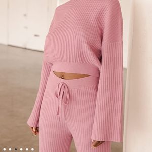 Lulu's Ribbed Knit Set